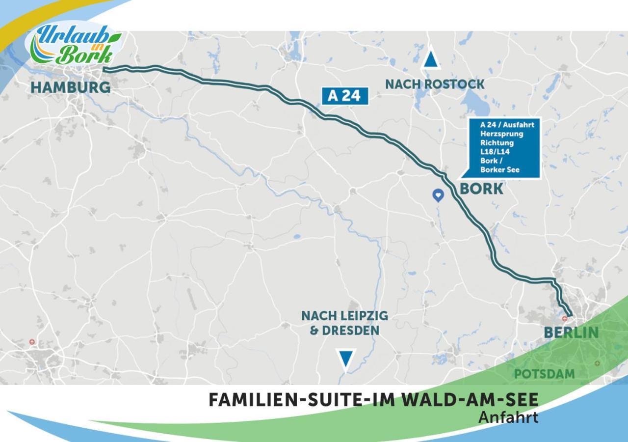 Familien-Suite-Im-Wald-Am-See Bork ภายนอก รูปภาพ